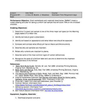 Lesson:Intro SoilsCourse: