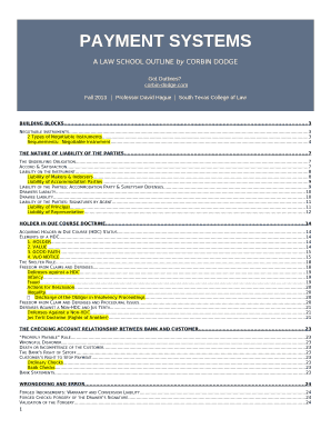 A Law school outline by corbin dodge