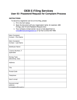 OEB E-Filing Services