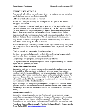 TESTING IS NOT DIFFICULT