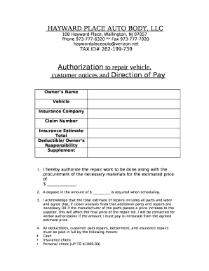 HAYWARD PLACE AUTO BODY, LLC