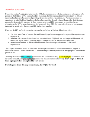 If a service contracts aggregate value is under $75k, the procurement to select a contractor is not required to be posted on BC Bid (see CPPM section 6