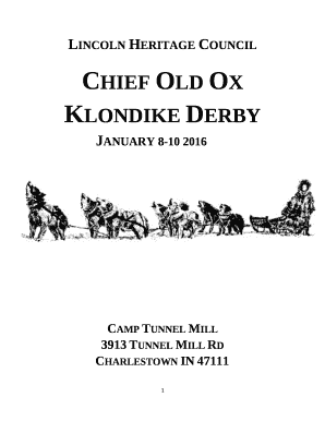 CHIEF OLD OX KLONDIKE DERBY