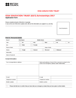 GOA EDUCATION TRUST