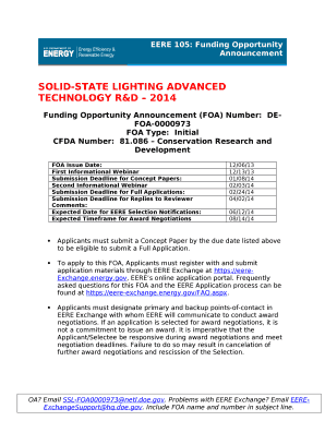 SOLID-STATE LIGHTING ADVANCED TECHNOLOGY R&D 2014