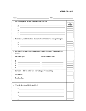 MODULE 6 QUIZ