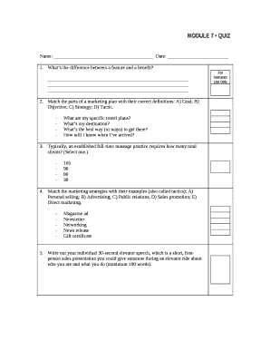 MODULE 7 QUIZ