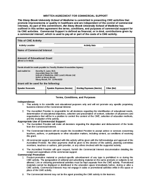 The Stony Brook University School of Medicine is committed to presenting CME activities that promote improvements or quality in healthcare and are independent of the control of commercial interests