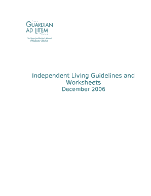 Independent Living Guidelines- 3 -