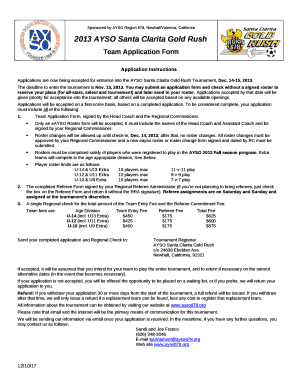 Sponsored by AYSO Region 678, Newhall/Valencia, California