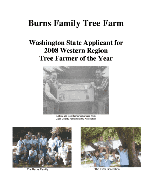 Fillable Online Burns Family Tree Farm Fax Email Print - pdfFiller