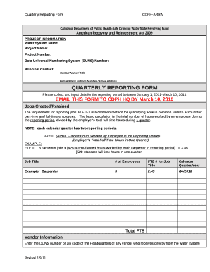 EMAIL THIS FORM TO CDPH HQ BY March 10, 2010