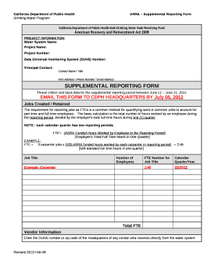 Please collect and input data for the supplemental reporting period between June 11 June 31, 2011