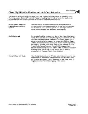 Health Access ProgramsProviders use the Health Access Programs (HAP) onsite client