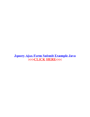 Fillable Online Jquery Ajax Form Submit Example Java Fax Email Print ...