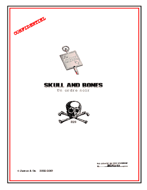 Fillable Online Skull AND Bones Fax Email Print - pdfFiller