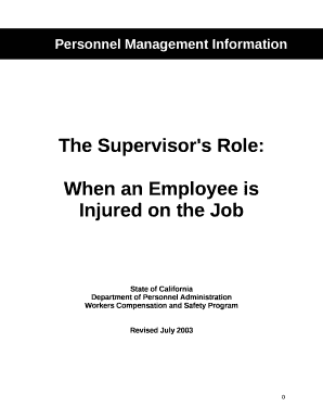 When an Employee is Injured on the Job