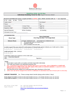 DELEGATE INFORMATION (please complete all fields in CAPITAL letters, fields marked with an * are required)