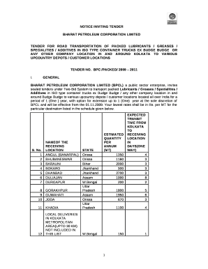 BHARAT PETROLEUM CORPORATION LIMITED Central ...