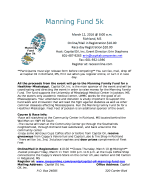Manning Fund 5k