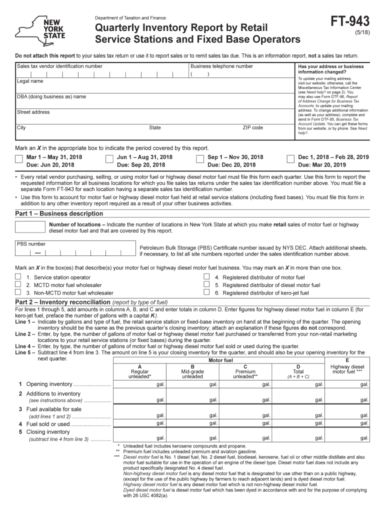 ft 943 form Preview on Page 1.