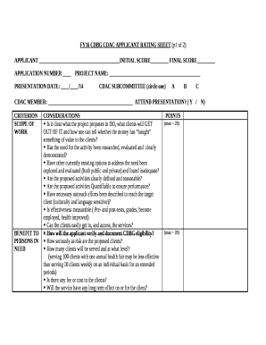 FY16 CDBG CDAC APPLICANT RATING SHEET (p1 of 2)