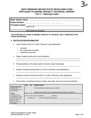 APPLICANT PLANNING PROJECT TECHNICAL REPORT