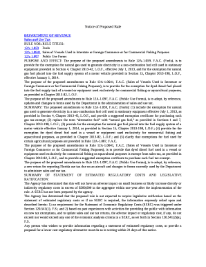 0641Sales of Vessels Used in Interstate or Foreign Commerce or for Commercial Fishing Purposes