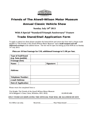 Friends of The Atwell-Wilson Motor Museum template