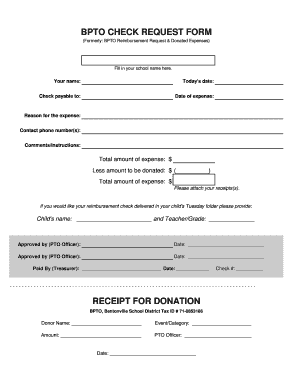 BPTO CHECK REQUEST FORM