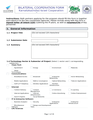 Instructions: Both partners applying for the program should fill this form in together and submit it to the two counterpart agencies