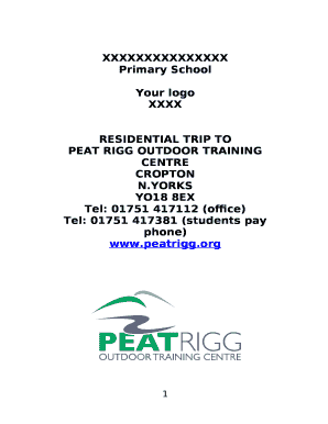 Residential trip to
