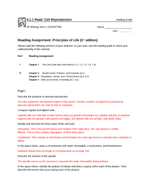 1Read:Cell Reproduction