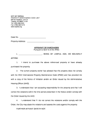 PROPERTY MAINTENANCE CODE UNIT