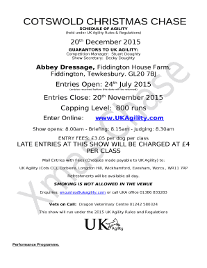 GUARANTORS TO UK AGILITY: