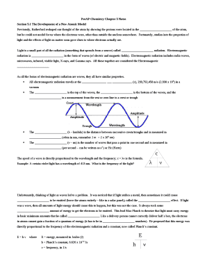 PreAP Chemistry Chapter 5 Notes