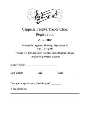 Cappella Festiva Treble Choir