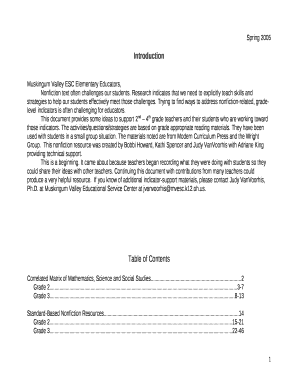 Muskingum Valley ESC Elementary Educators,