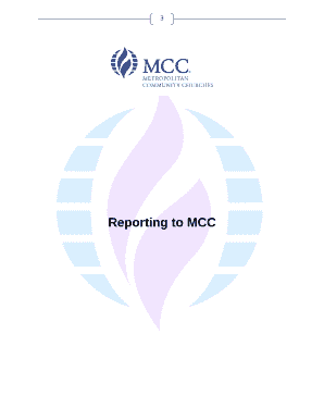 Reporting to MCC