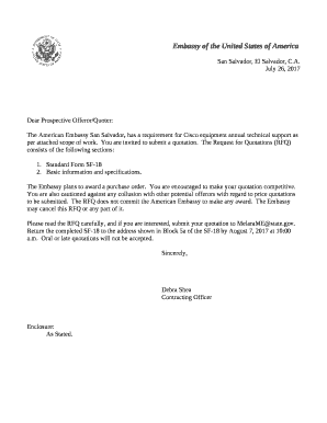 You are invited to submit a quotation