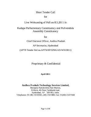 Short Tender Call