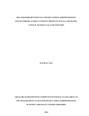 RELATIONSHIP BETWEEN SECONDARY SCHOOL ADMINISTRATION