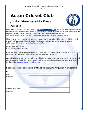 Acton Cricket Club