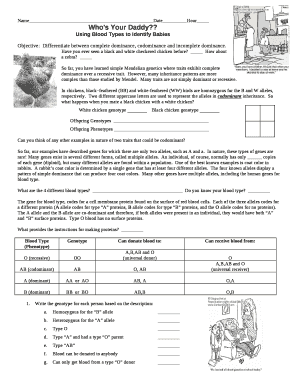 Using Blood Types to Identify Babies