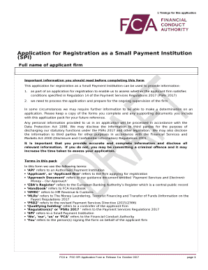 Identification details and timings template