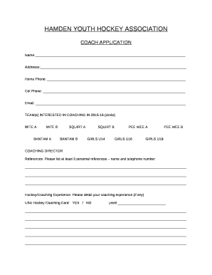 HAMDEN YOUTH HOCKEY ASSOCIATION