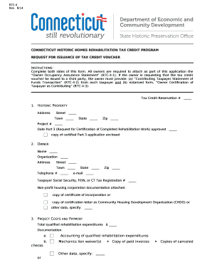 REQUEST FOR ISSUANCE OF TAX CREDIT VOUCHER
