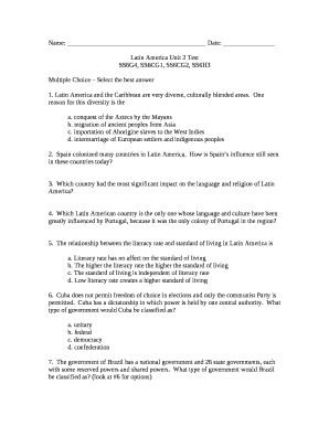 Multiple Choice Select the best answer template