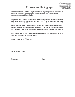 I hereby authorize Redstone Highlands to use my image, voice and name in any film, videotape, photography, or web based media for unlimited broadcast, sales and distribution