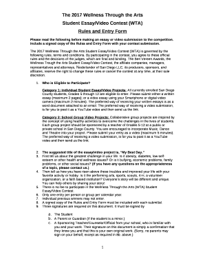 Please read the following before making an essay or video submission to the competition